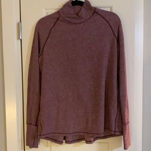 Lulu lemon mauve long sleeve athleisure jacket